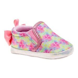 Laura Ashley® | Yellow & Pink Floral Bow-Back Slip-On Sneaker - Girls & INFANTS